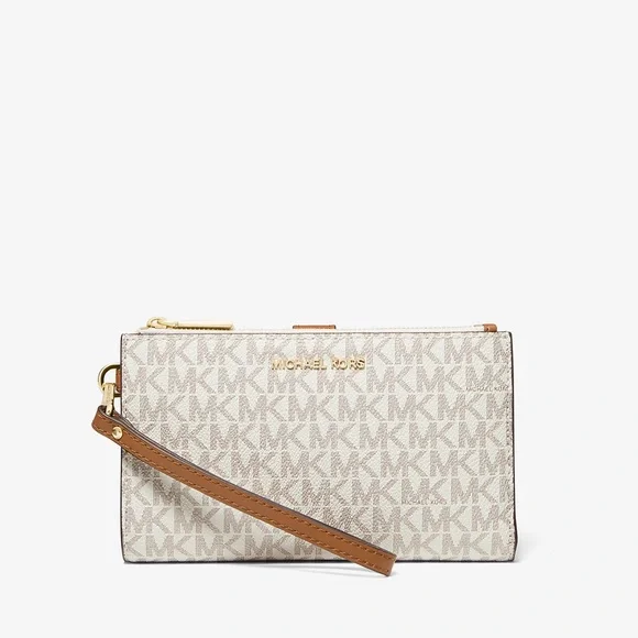 Michael Kors Jet Set Travel Double Zip Wristlet - Picture 1 of 7